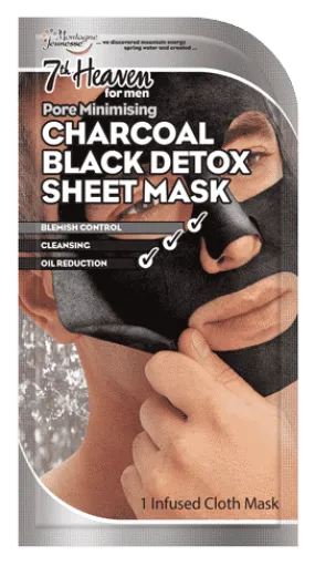 7th Heaven Charcoal Black Detox Sheet Mask