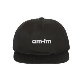 am-fm OG SNAPBACK // BLACK