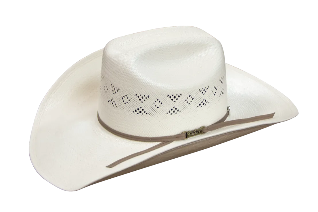 American Hat Co Vented Straw Cowboy Hat 8500