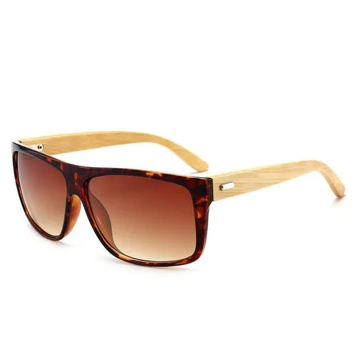 Bamboo legs glasses retro outdoor fashion sunglasses