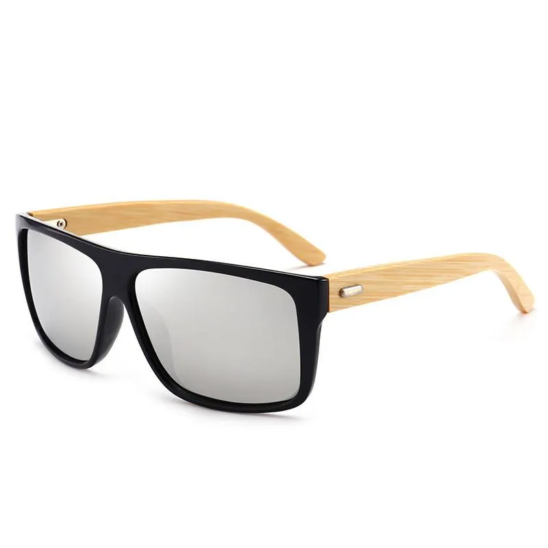 Bamboo legs glasses retro outdoor fashion sunglasses