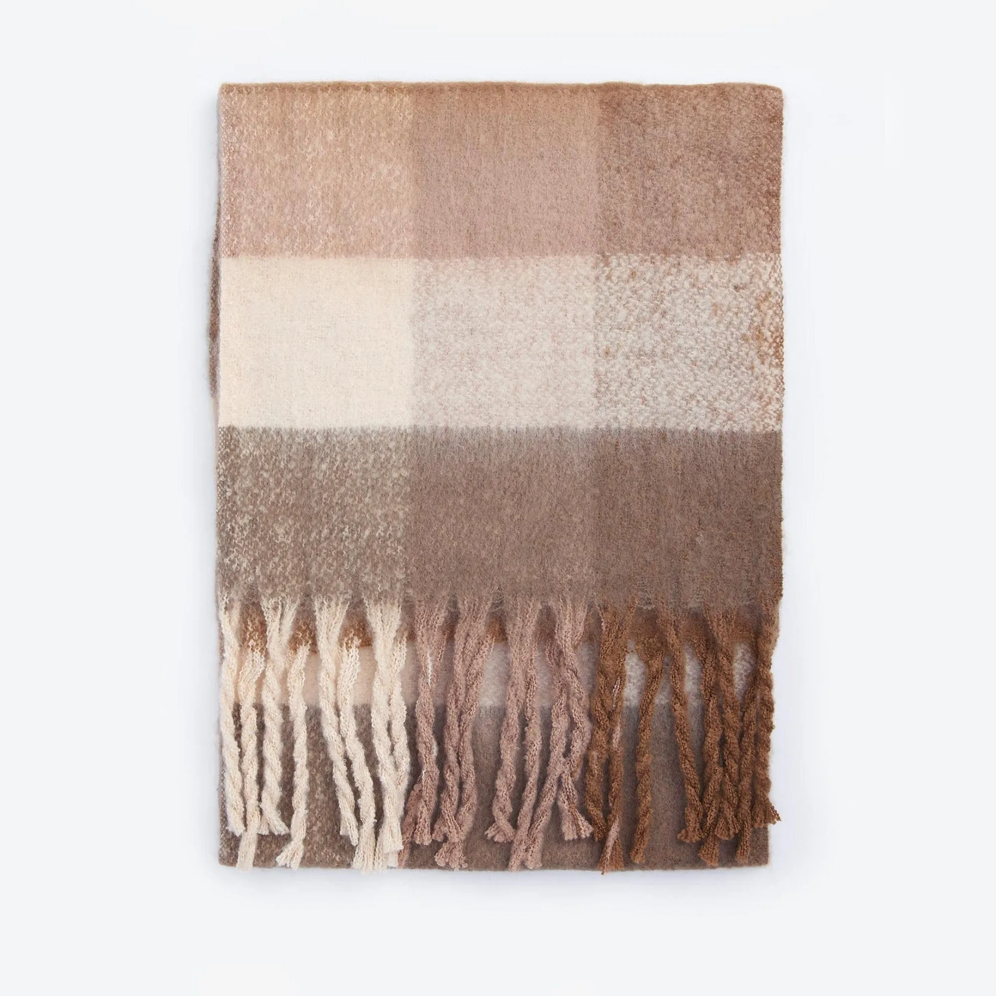 Barbour Women's Marie Check Scarf In Camel