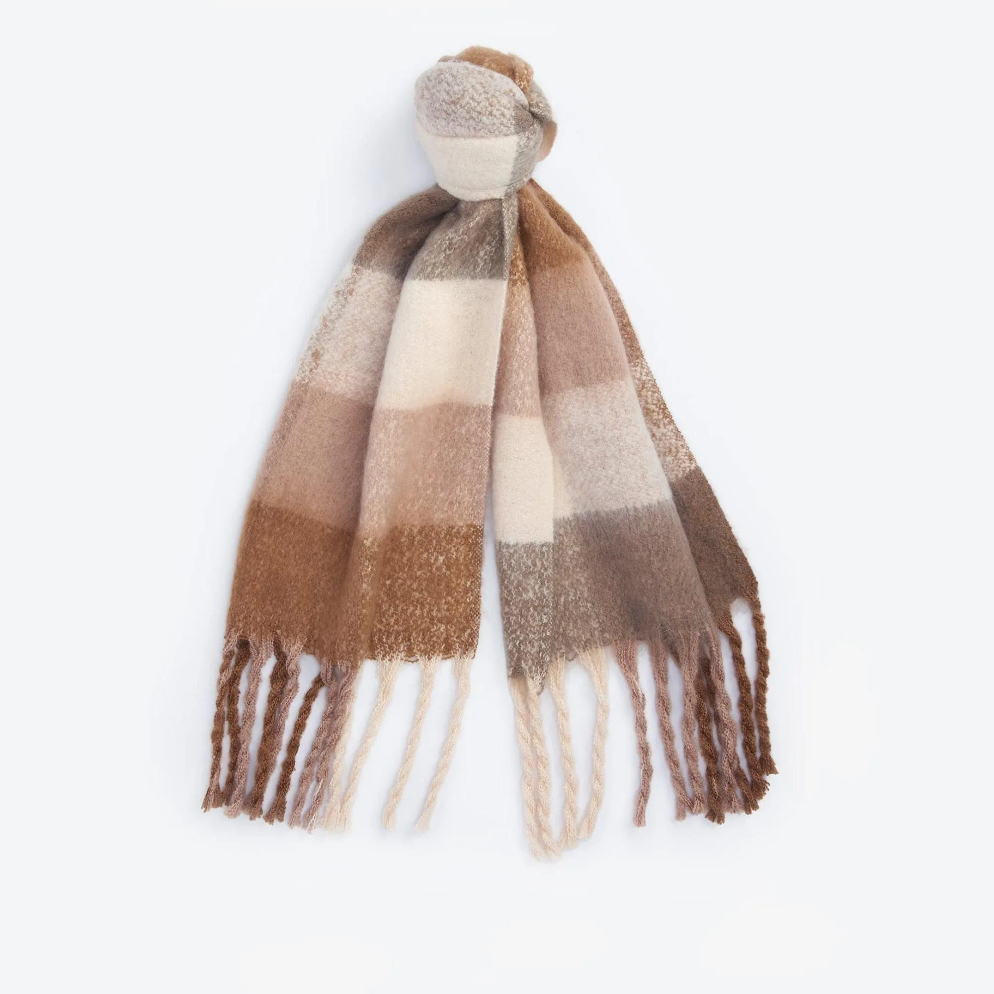 Barbour Women's Marie Check Scarf In Camel