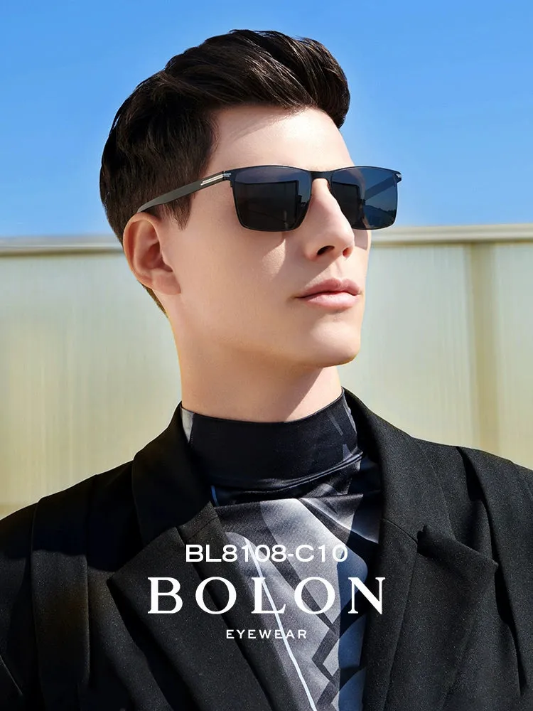 BOLON Tyrannosaurus Sun Glasses Business Box Driving Glasses Polarized with Degrees Men for Driving Myopic Sunglasses