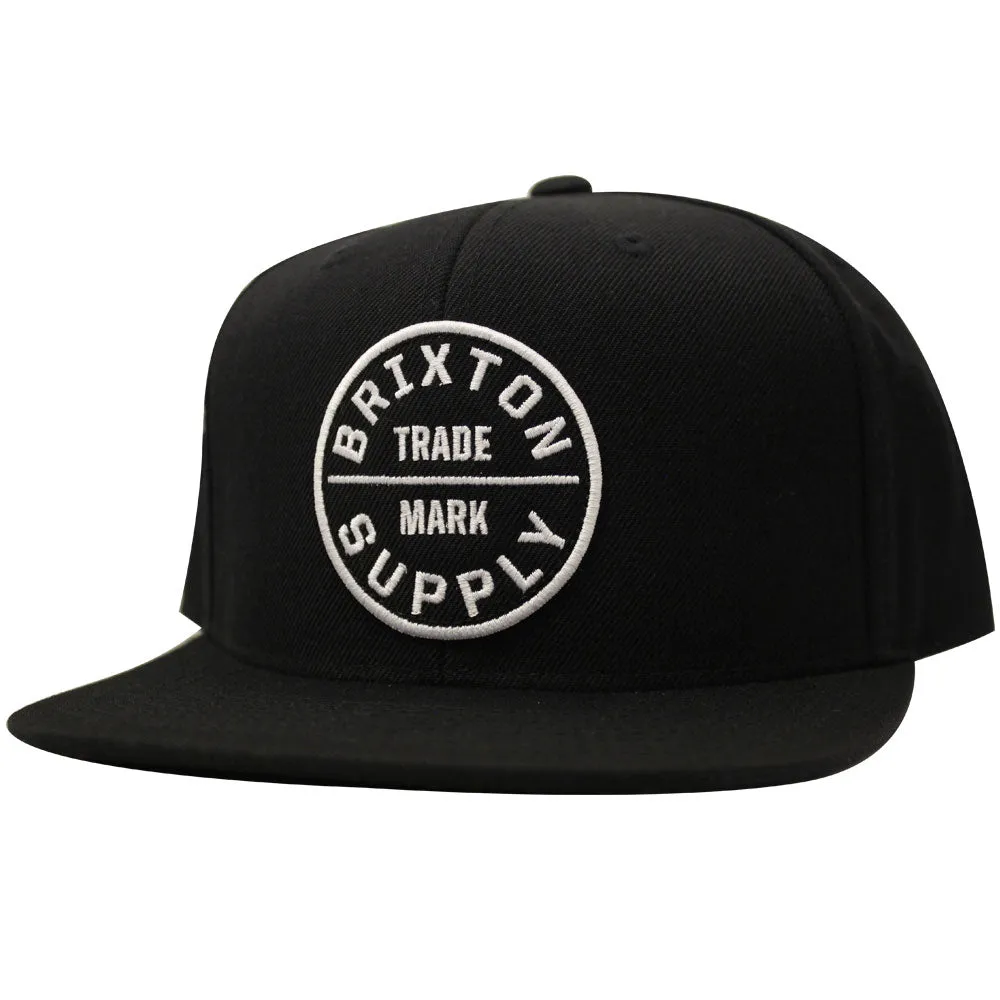 Brixton Oath III Snapback Cap Black