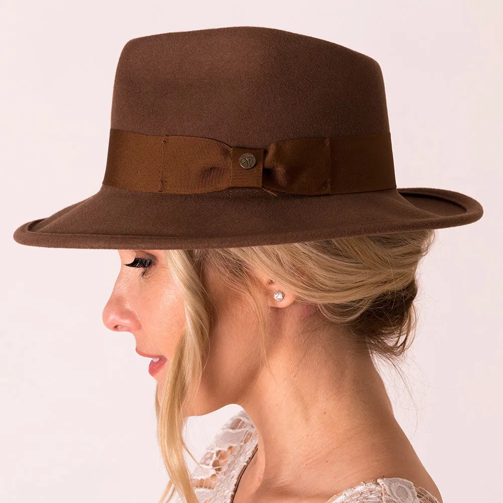 Capital - Walrus Crushable Hat Wool Felt Fedora - H7000