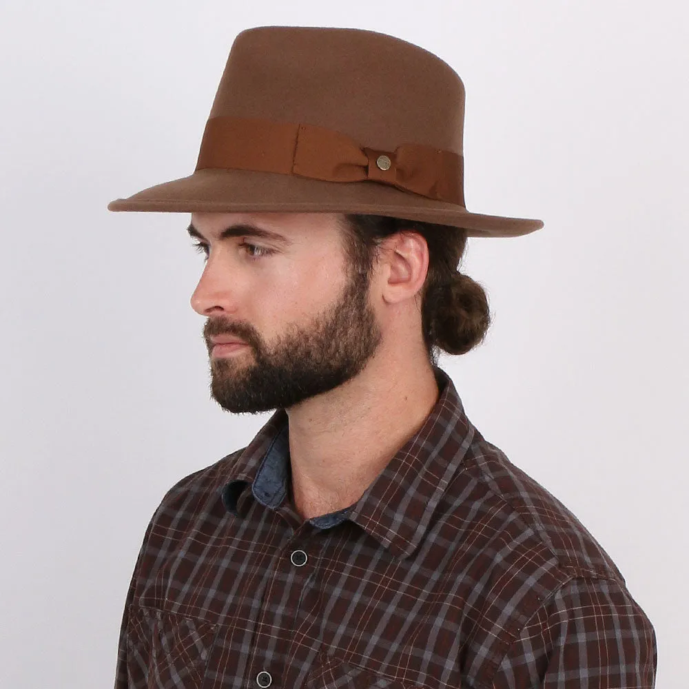 Capital - Walrus Crushable Hat Wool Felt Fedora - H7000