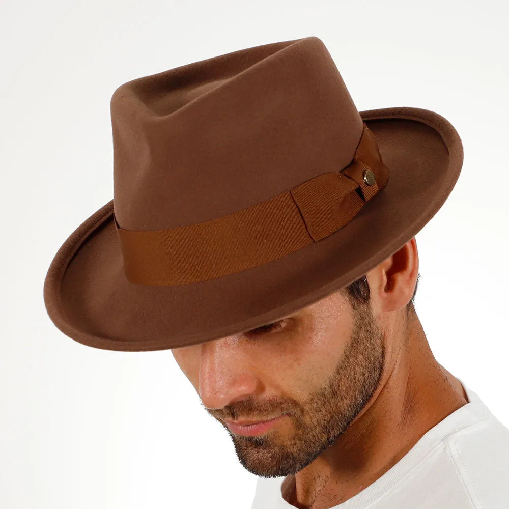 Capital - Walrus Crushable Hat Wool Felt Fedora - H7000