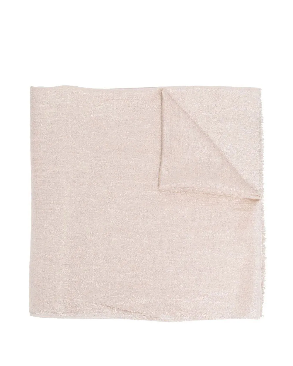 Cashmere & Silk Lurex Scarf in Beige