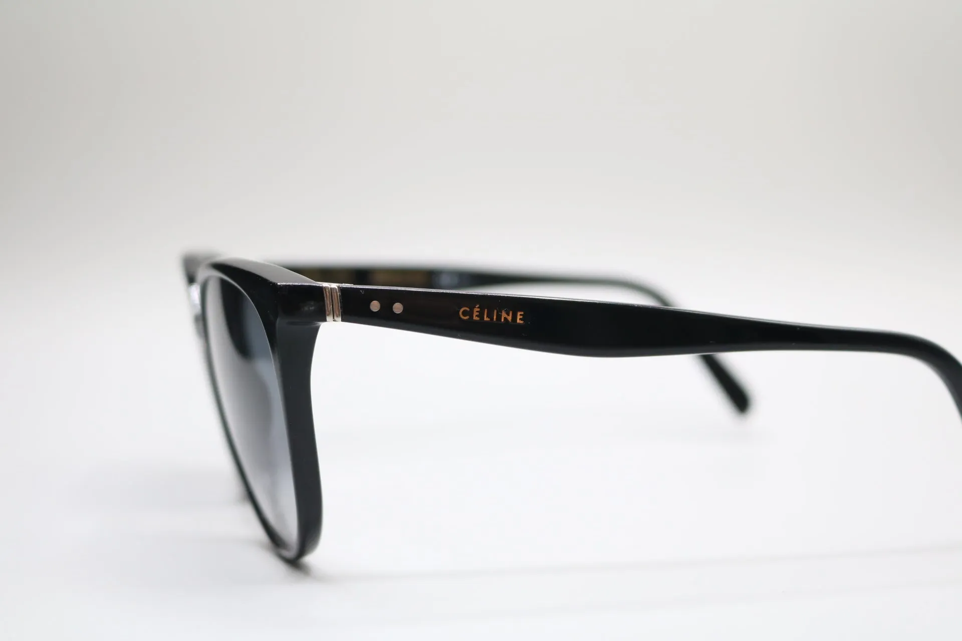 Celine CL41068/S Cat Eye Black Sunglasses