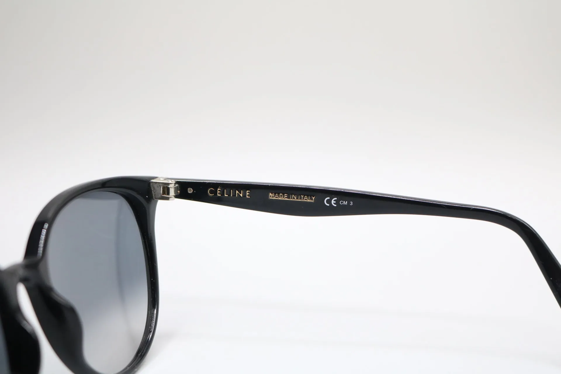 Celine CL41068/S Cat Eye Black Sunglasses