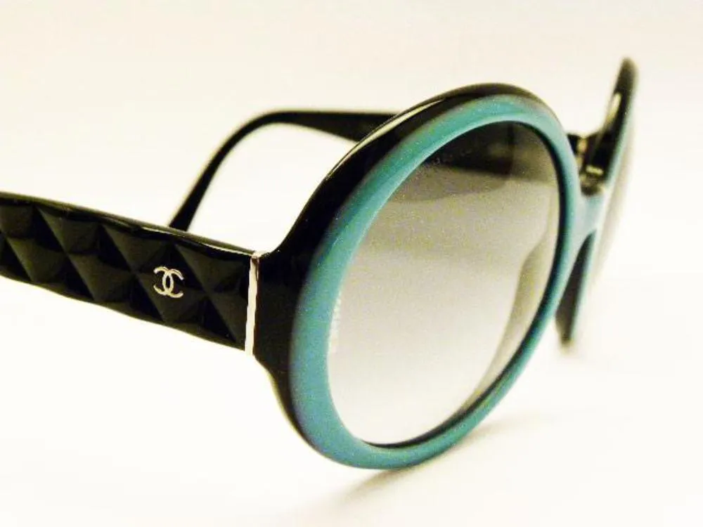 Chanel Sunglasses with Blue and Black Frames