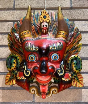 Cheppu Hand-Carved Wooden Mask (XXXL)