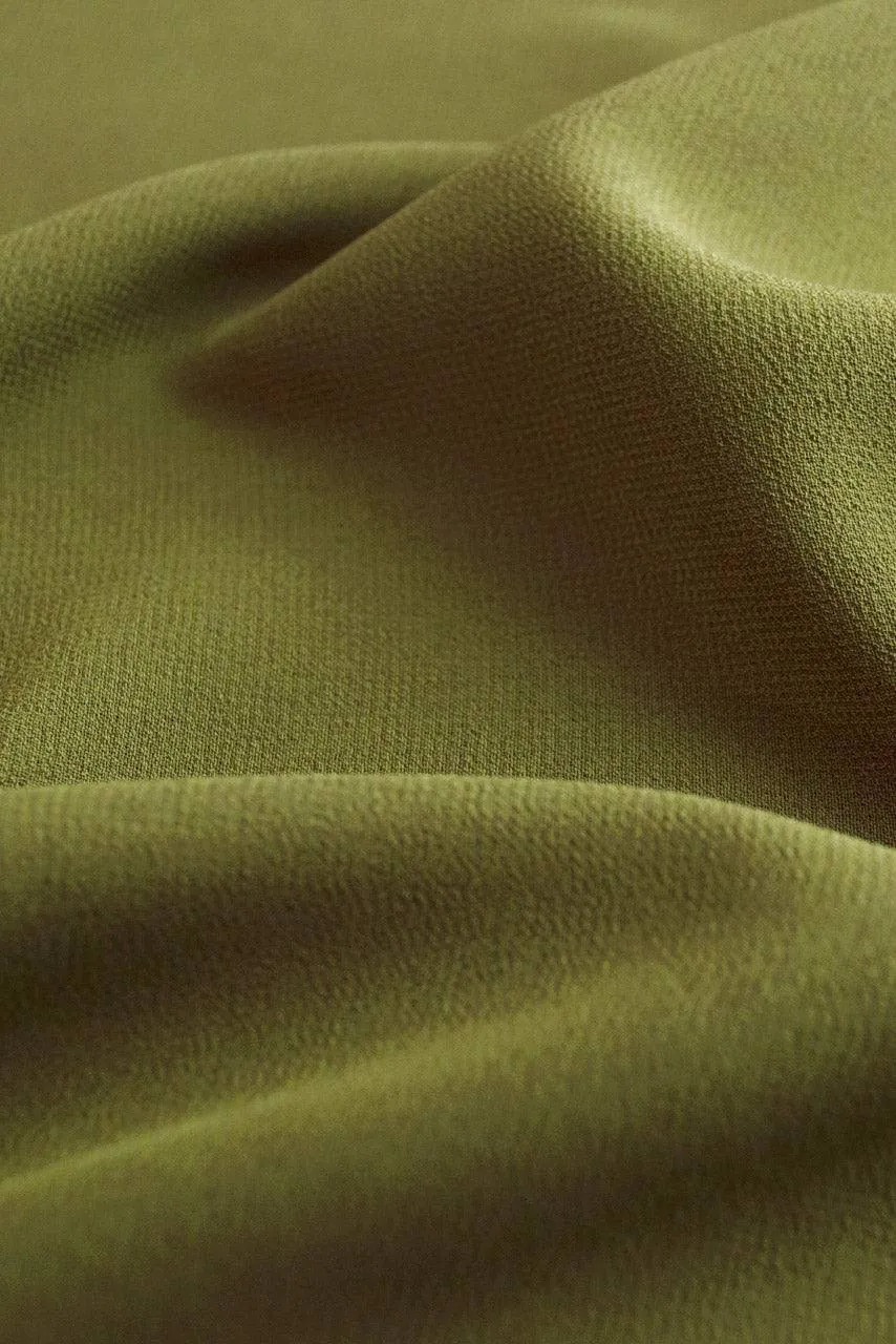 Classic Chiffon Hijab - Army Green