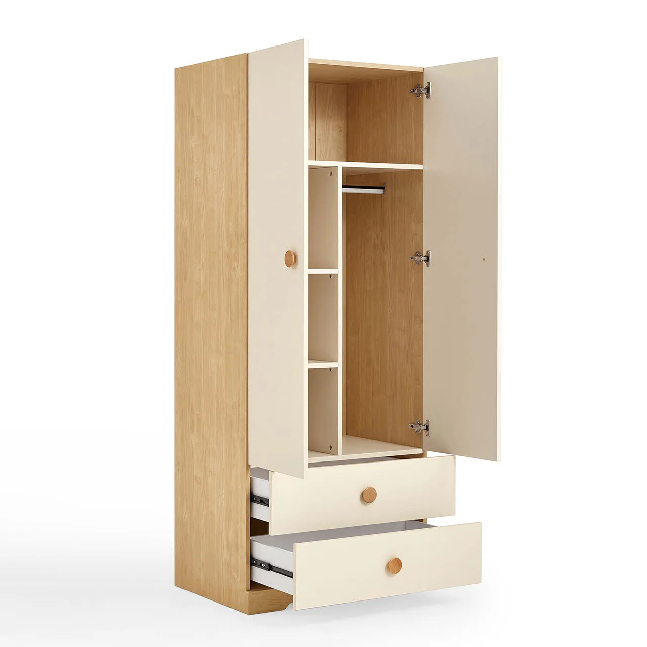 Contemporary Double Door Kids Wardrobe