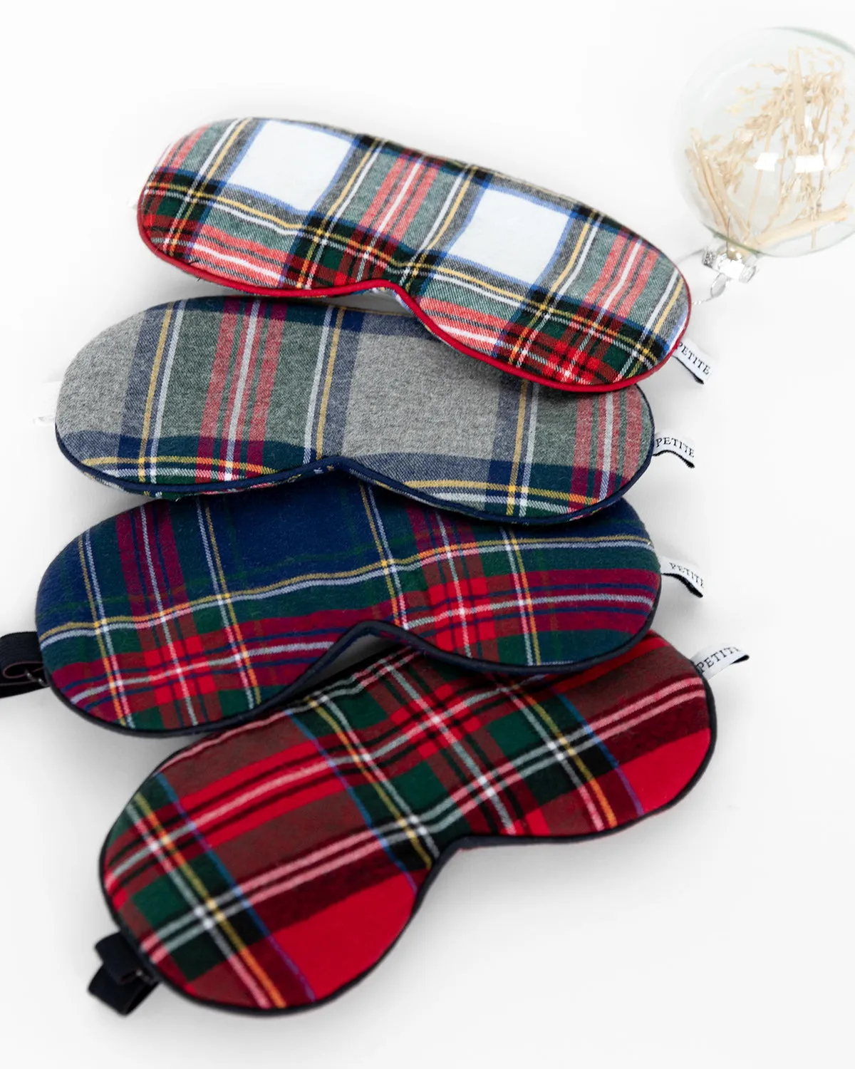 Flannel Tartan Eye Masks