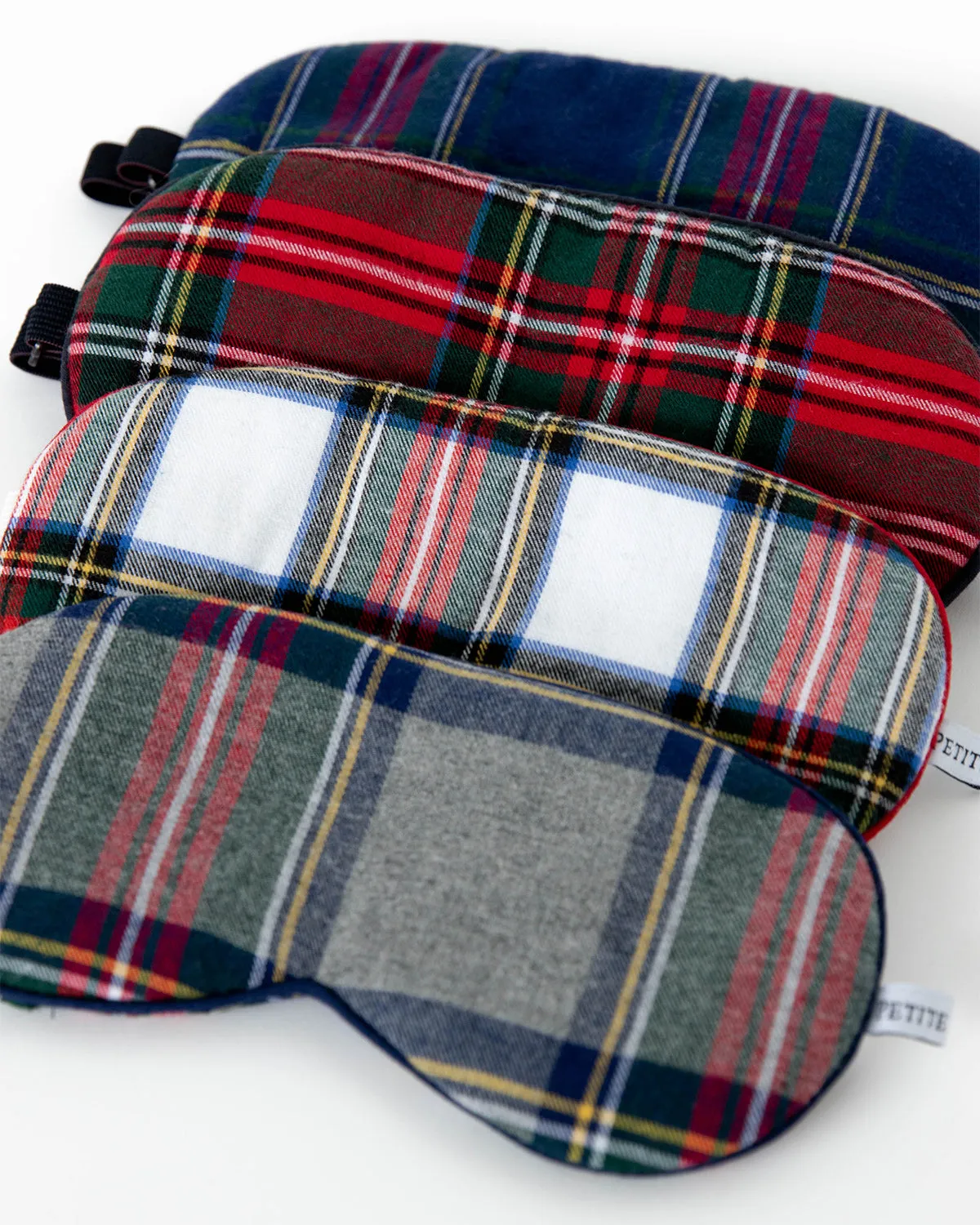 Flannel Tartan Eye Masks