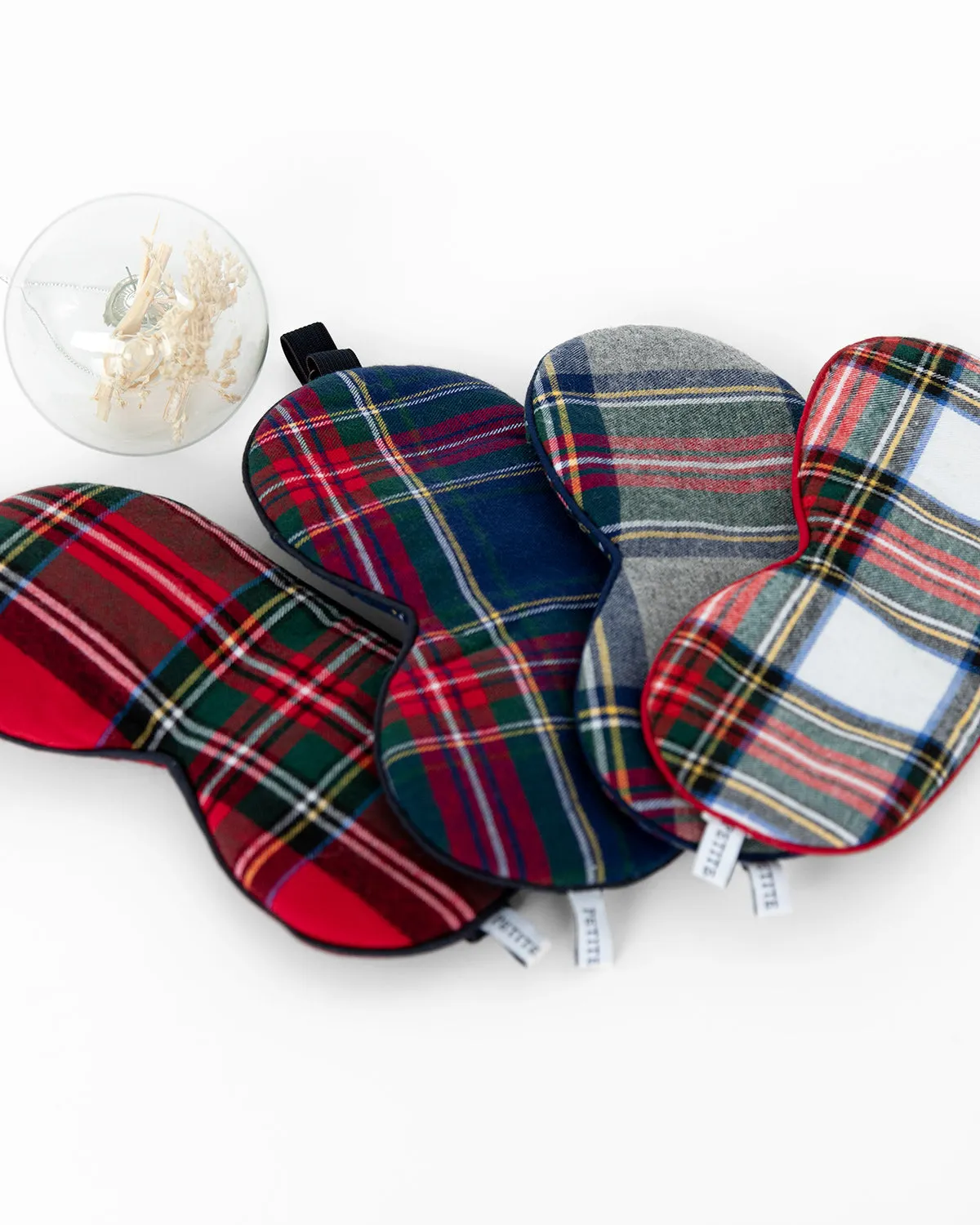 Flannel Tartan Eye Masks