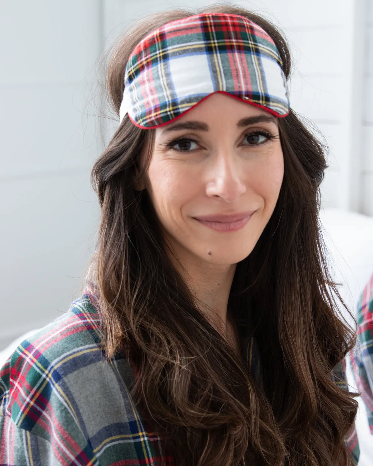 Flannel Tartan Eye Masks