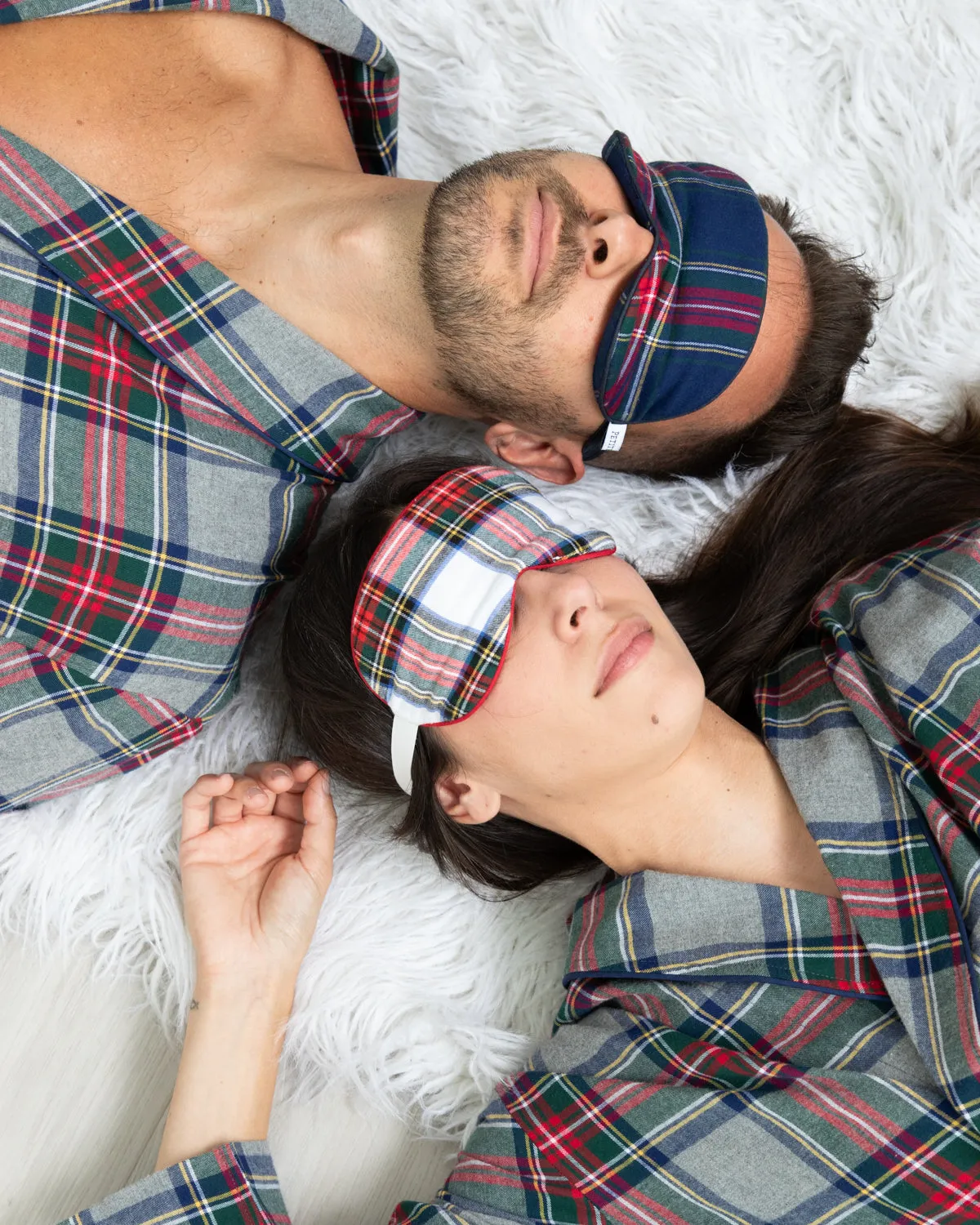 Flannel Tartan Eye Masks