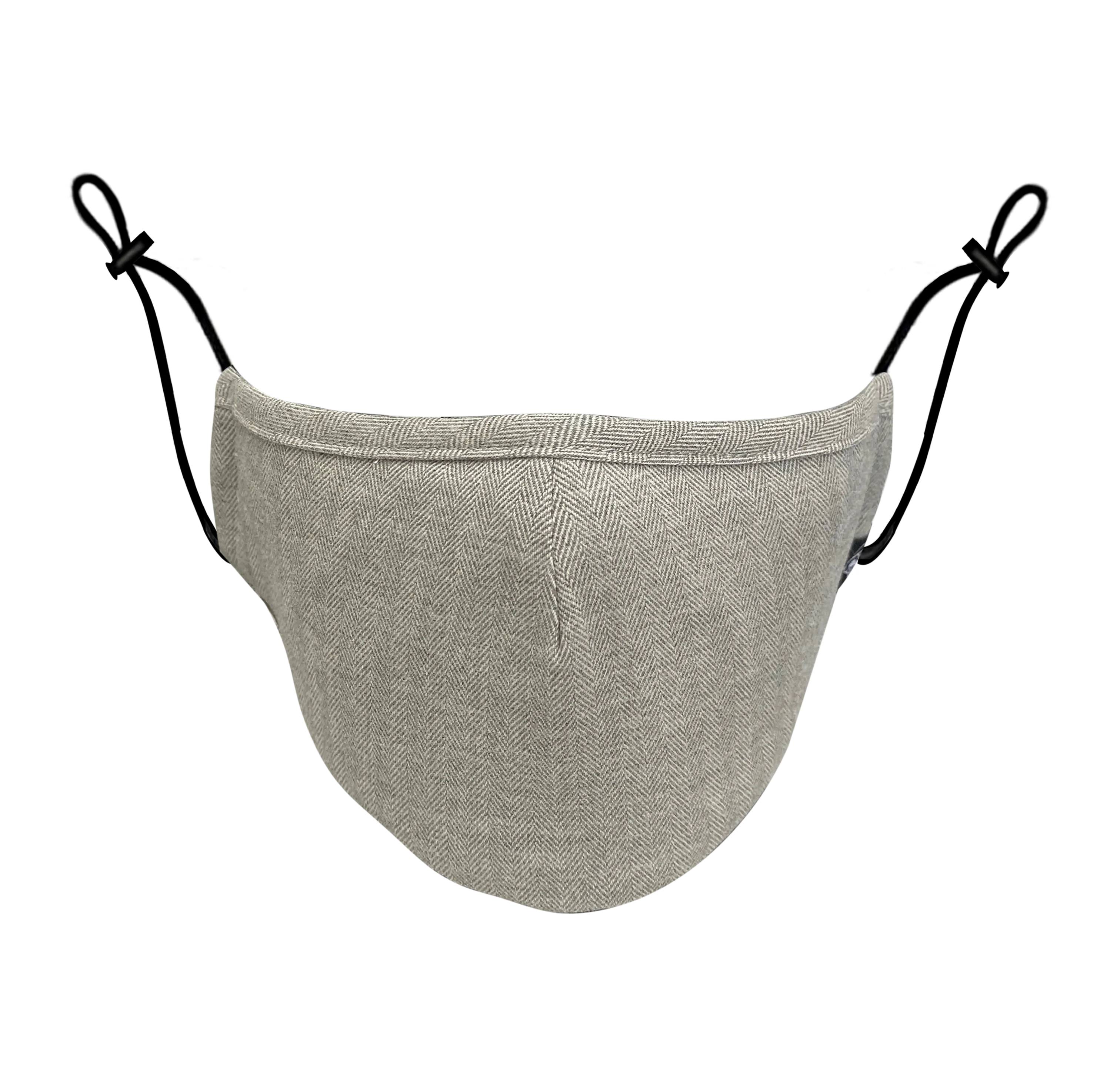 GREY HERRINGBONE MHRS MASK