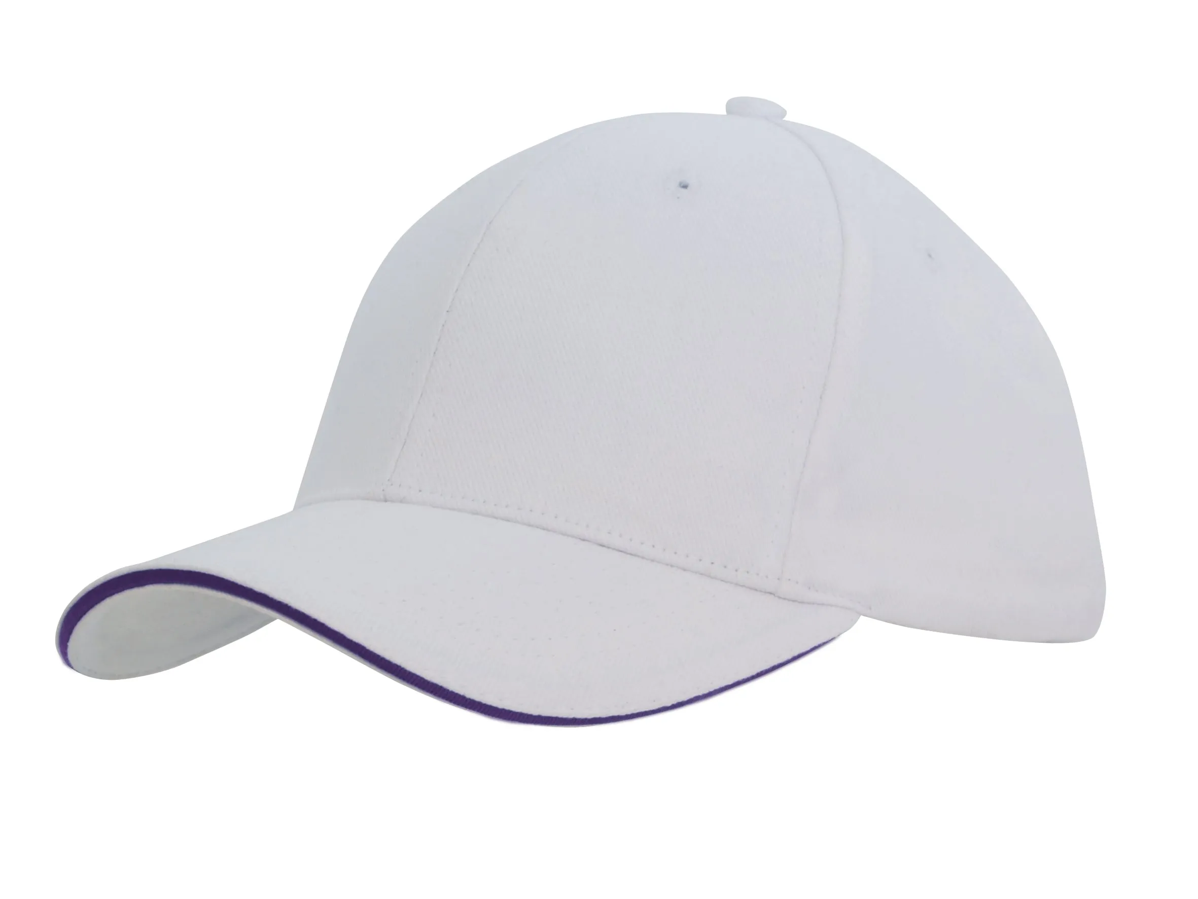 Headwear Brushed Heavy Cotton With Sandwich Trim (4210)