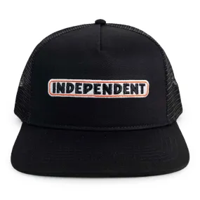 Independent - Bar Trucker Cap Black