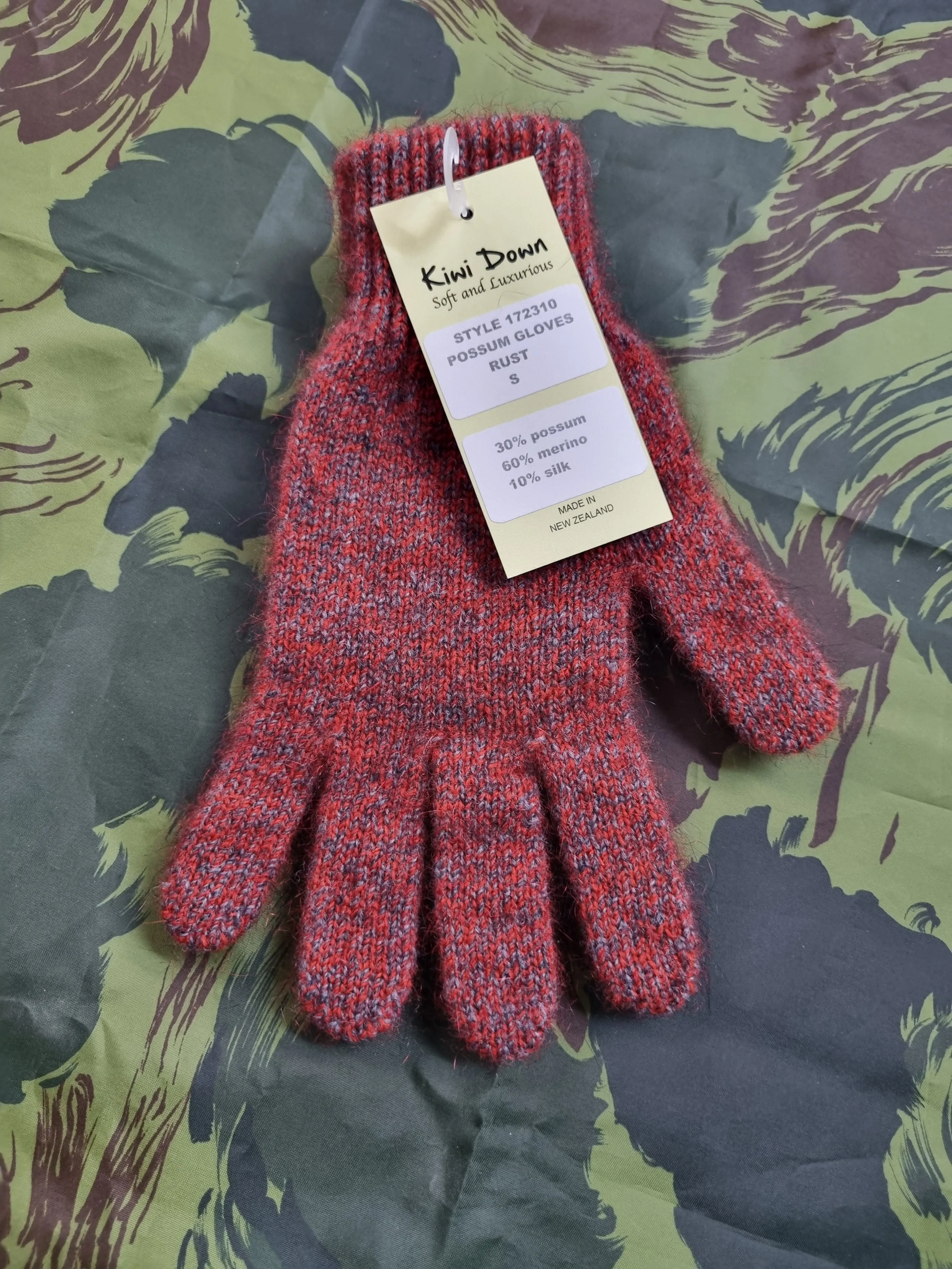 Kiwi Down Possum Merino & Silk Gloves