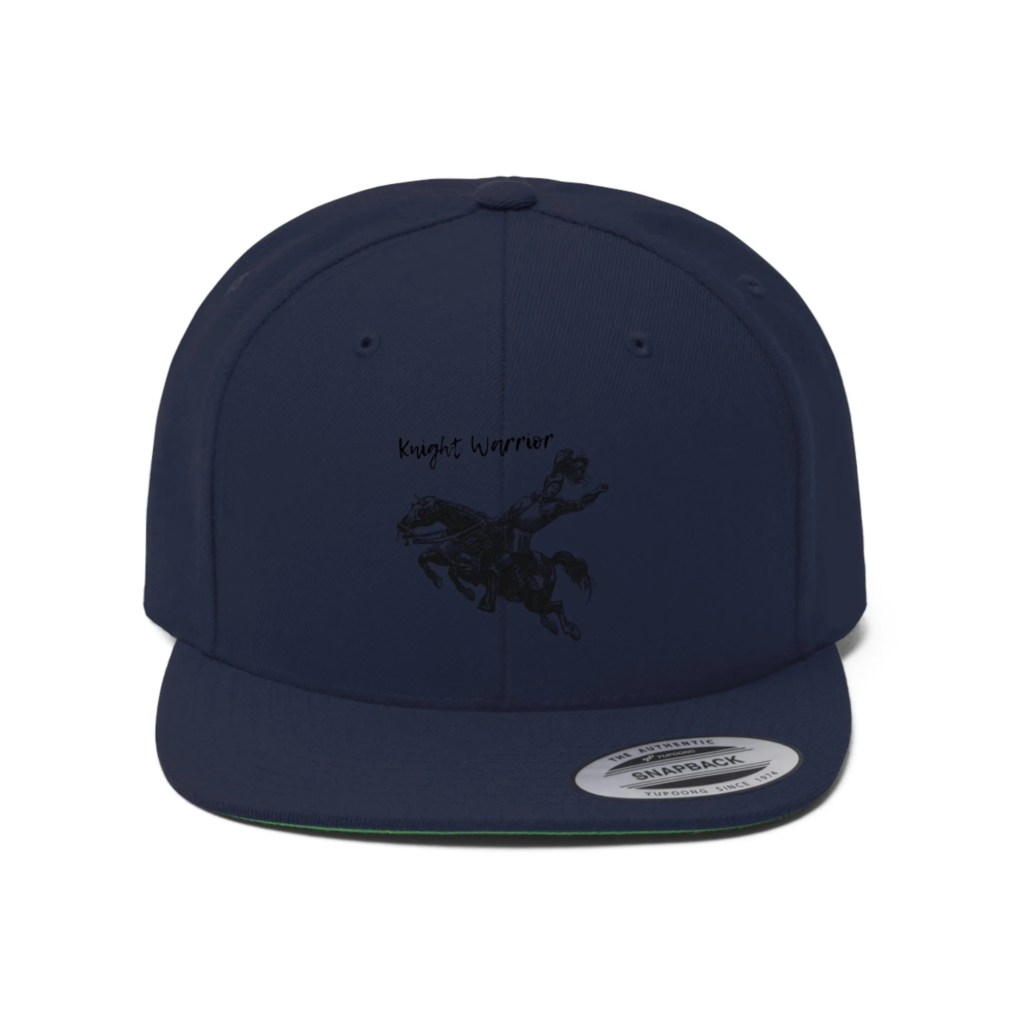 Knight Warrior Horse POD Unisex Flat Bill Hat