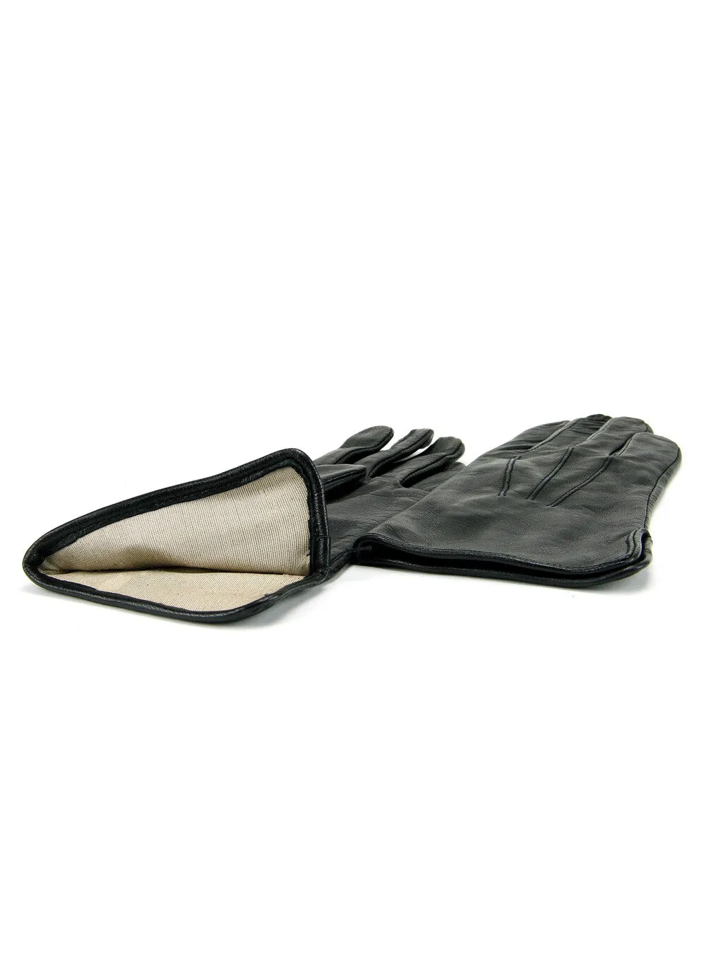 Ladies Luxury Leather Silk Lined Gloves