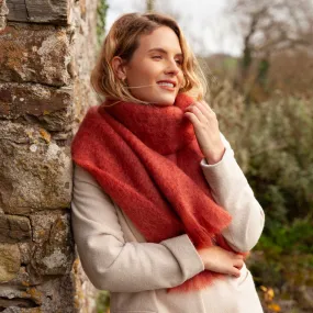 Liso Mohair Scarf Sienna