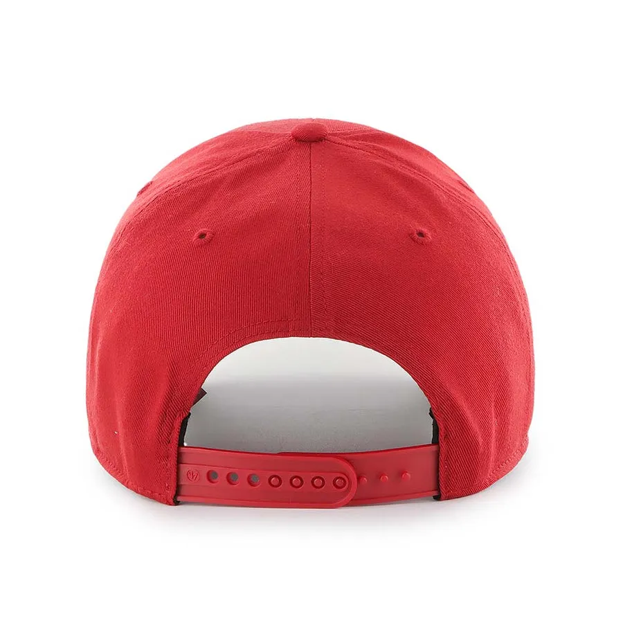 Liverpool 47 Raised MVP Cap- Red/White