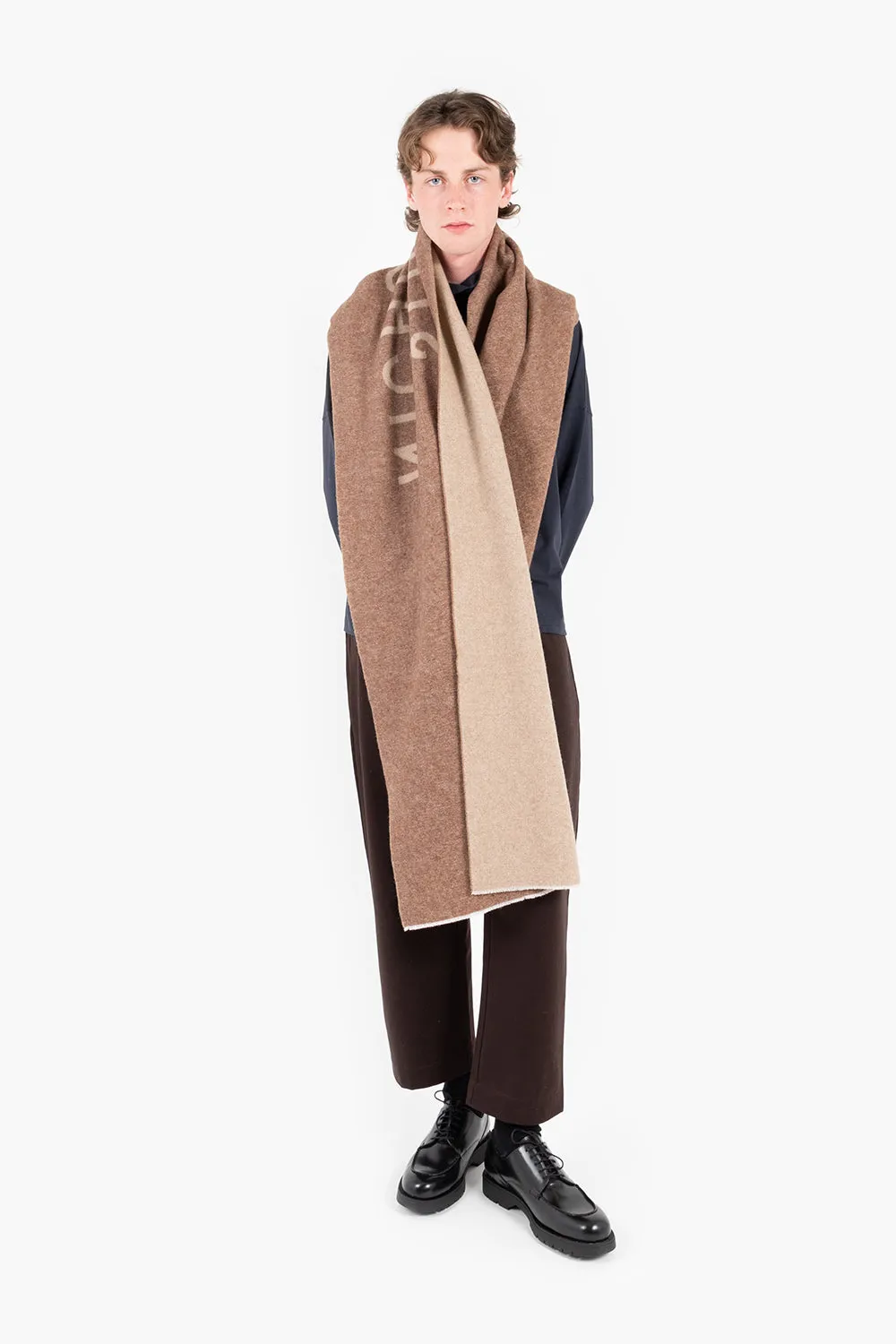 Logo Scarf - Tan/Camel