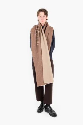 Logo Scarf - Tan/Camel