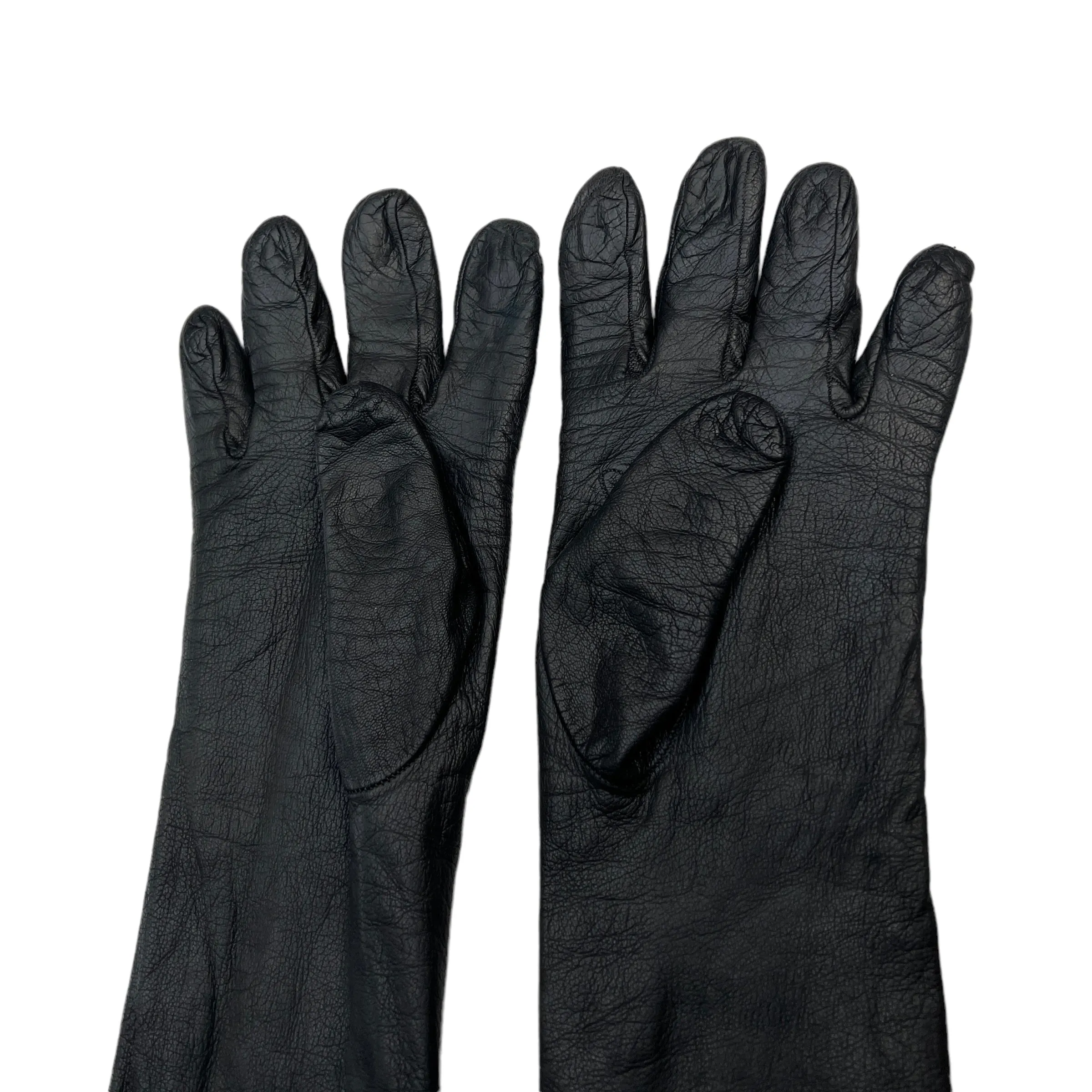 Long Leather Gloves - 7