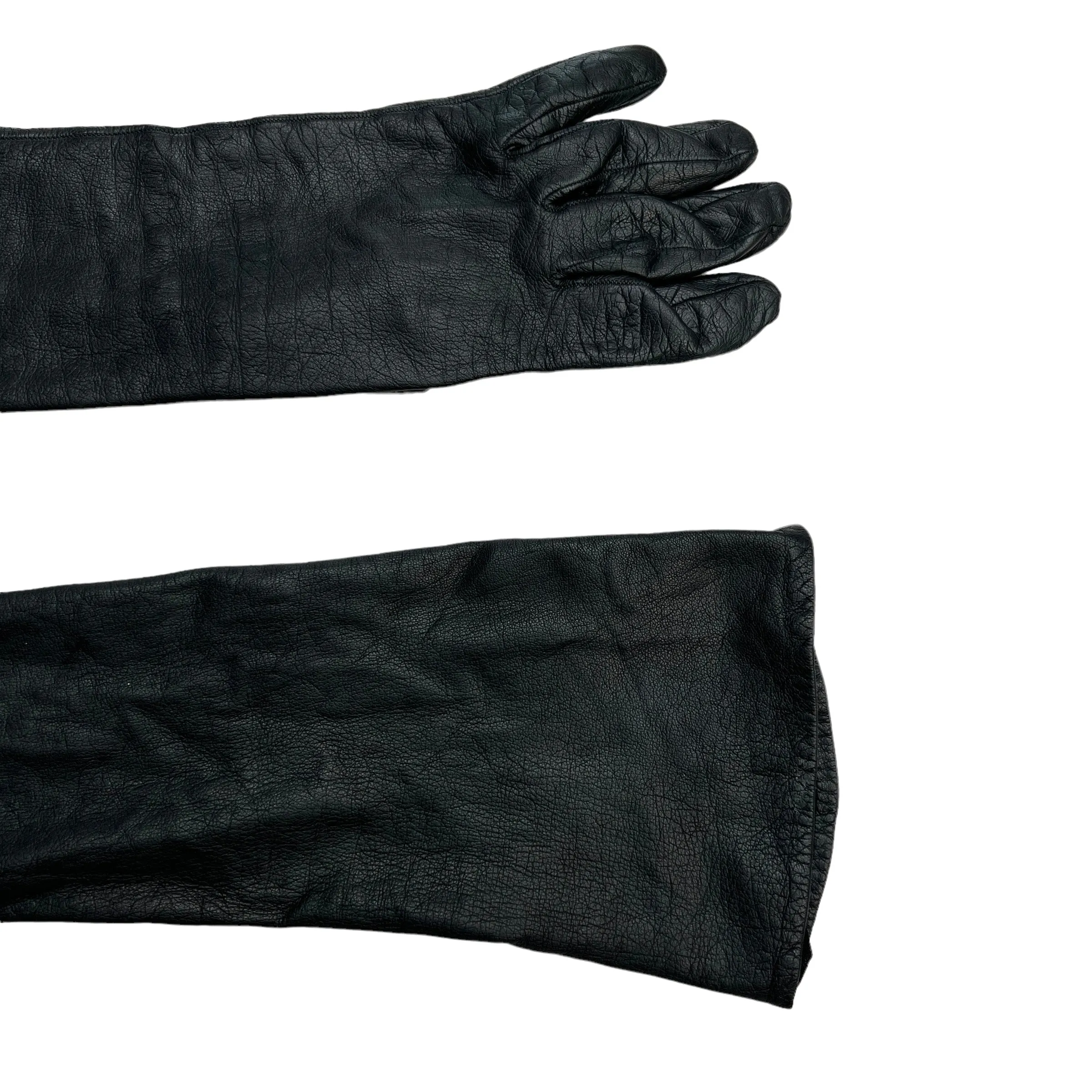 Long Leather Gloves - 7