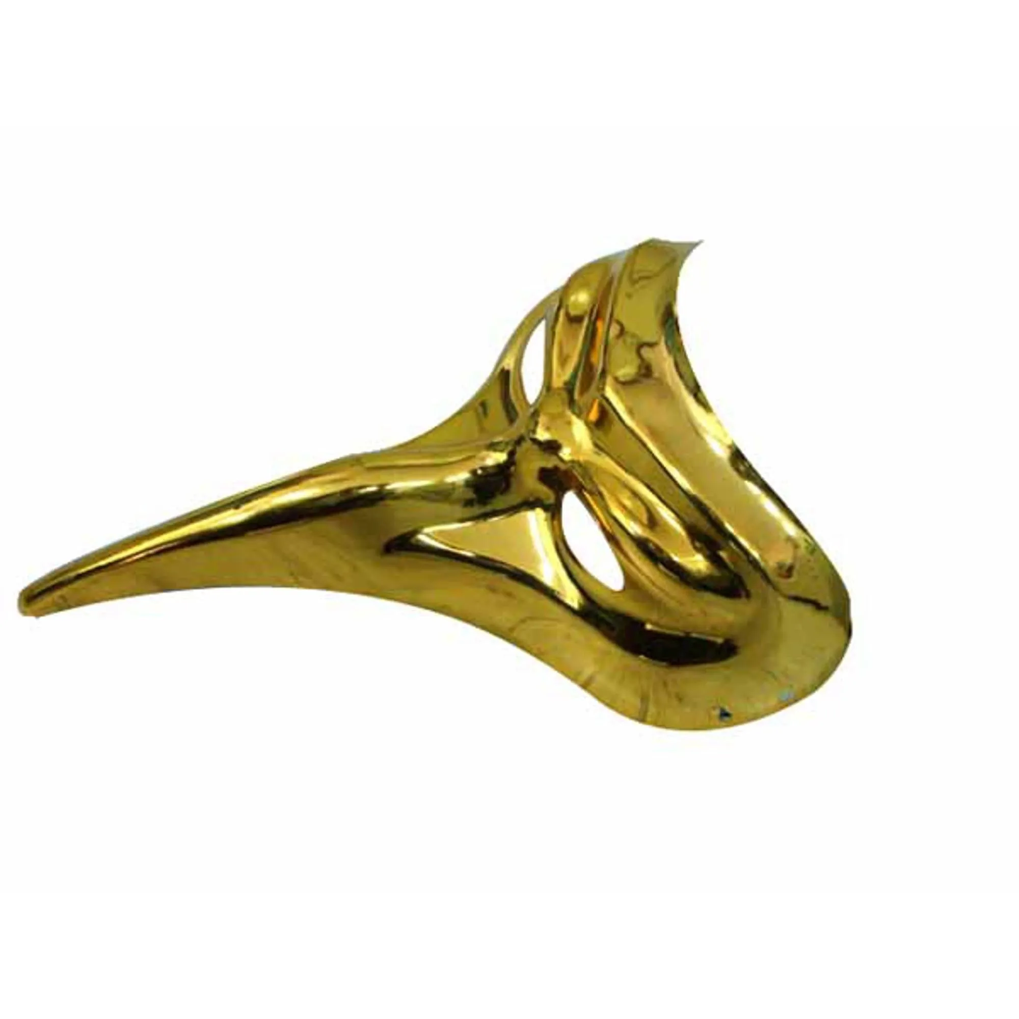 Long Nose Gold Mask