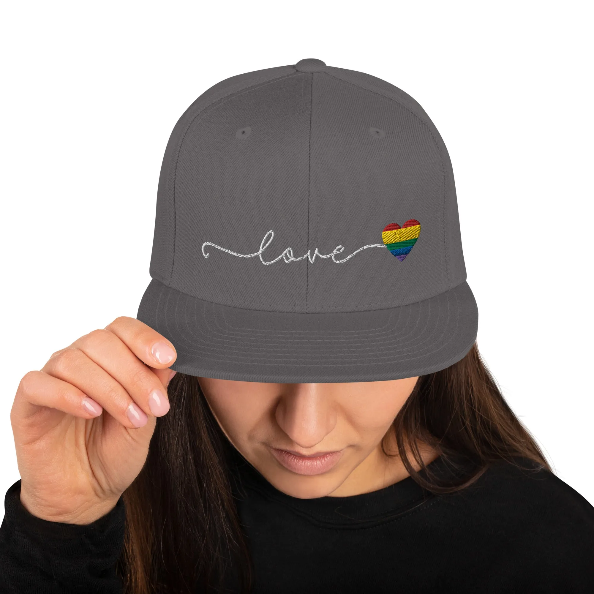 Love Pride Snapback Cap