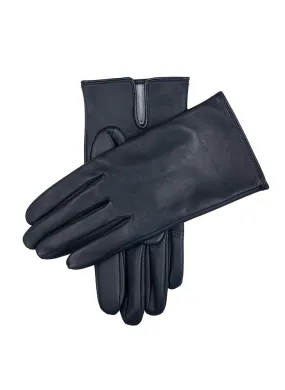 Men’s Heritage Touchscreen Silk-Lined Leather Gloves