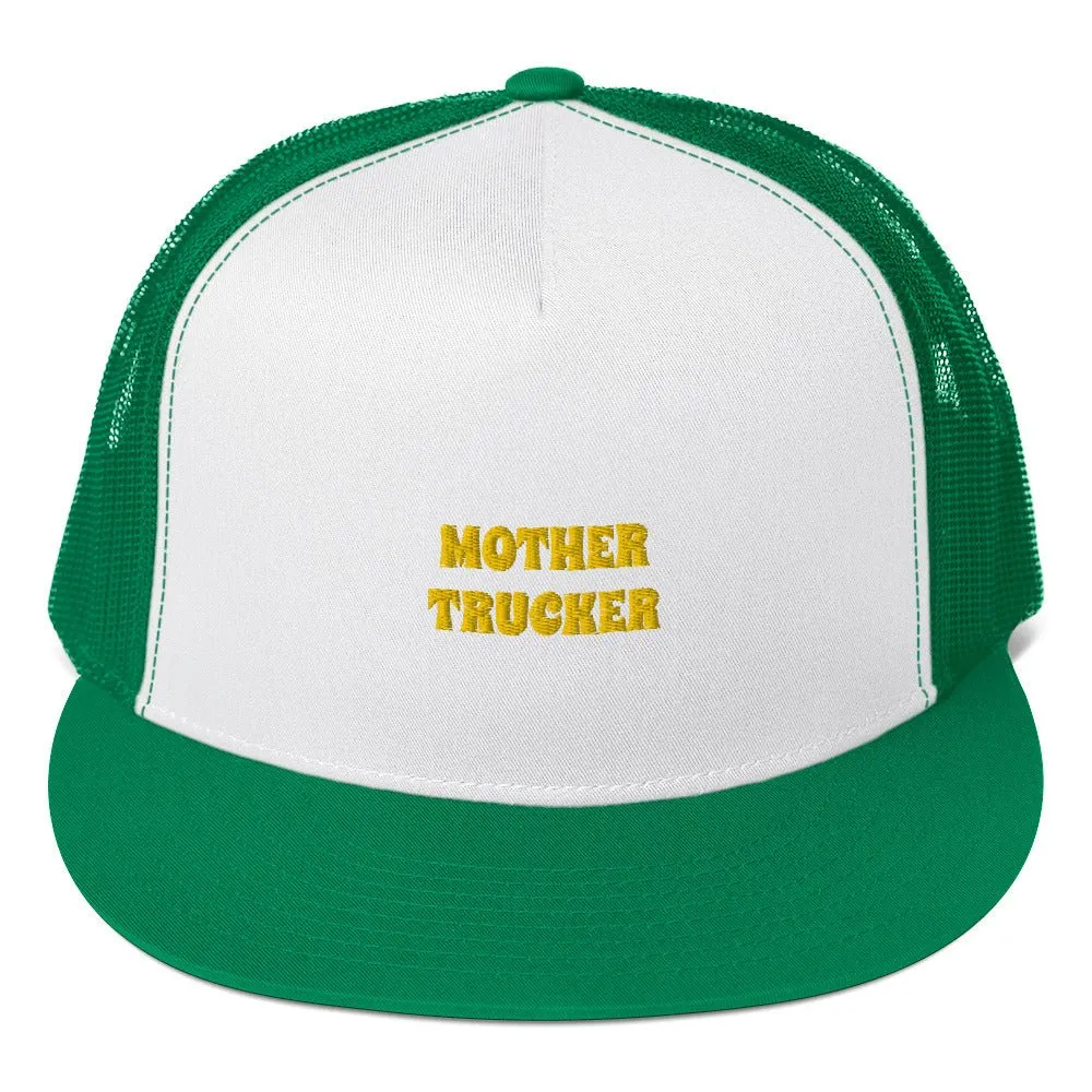 MOTHER TRUCKER Trucker Cap Mom Mama Trucking Truck Driving Occupation Nice Funny Cap Gift Travel Road