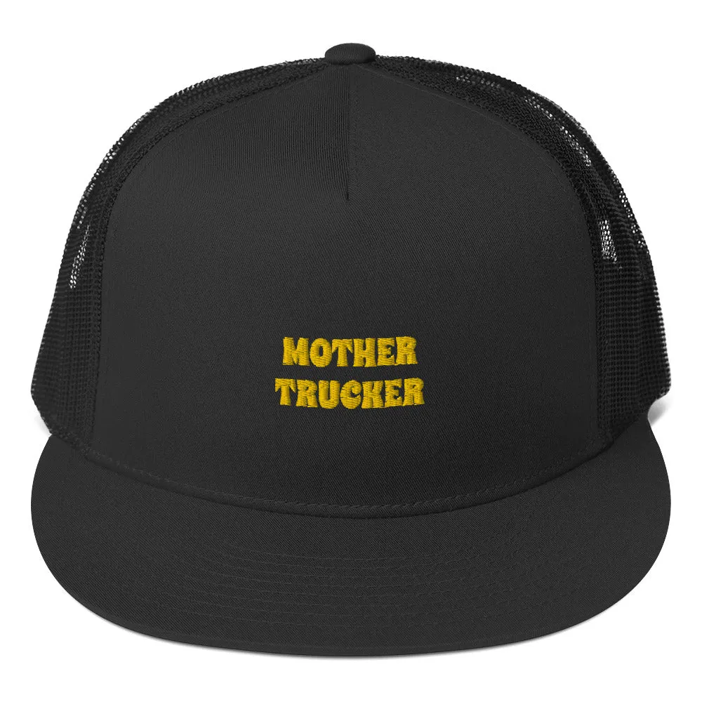 MOTHER TRUCKER Trucker Cap Mom Mama Trucking Truck Driving Occupation Nice Funny Cap Gift Travel Road