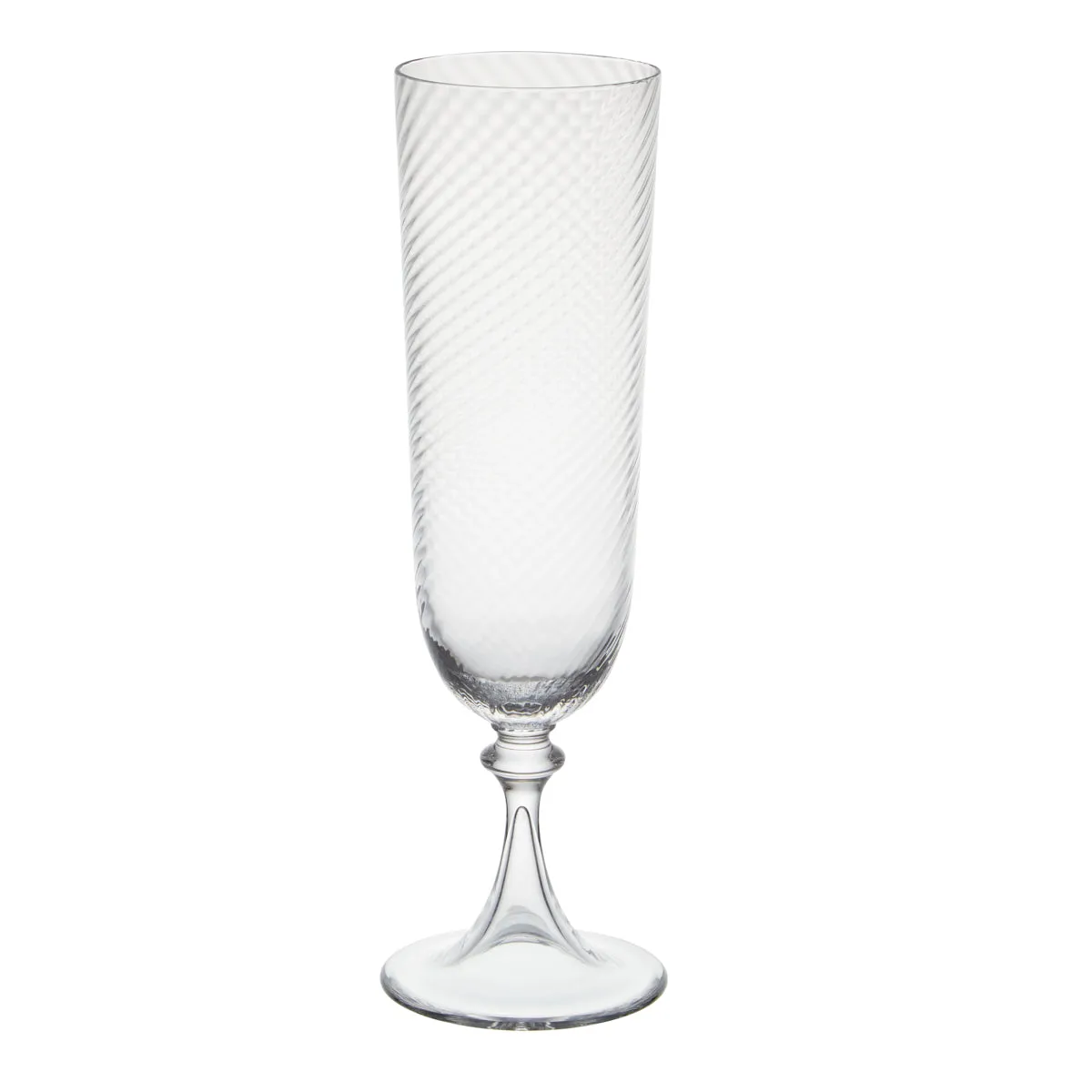 Murano Champagne Flute Clear