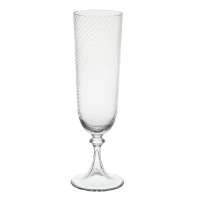 Murano Champagne Flute Clear