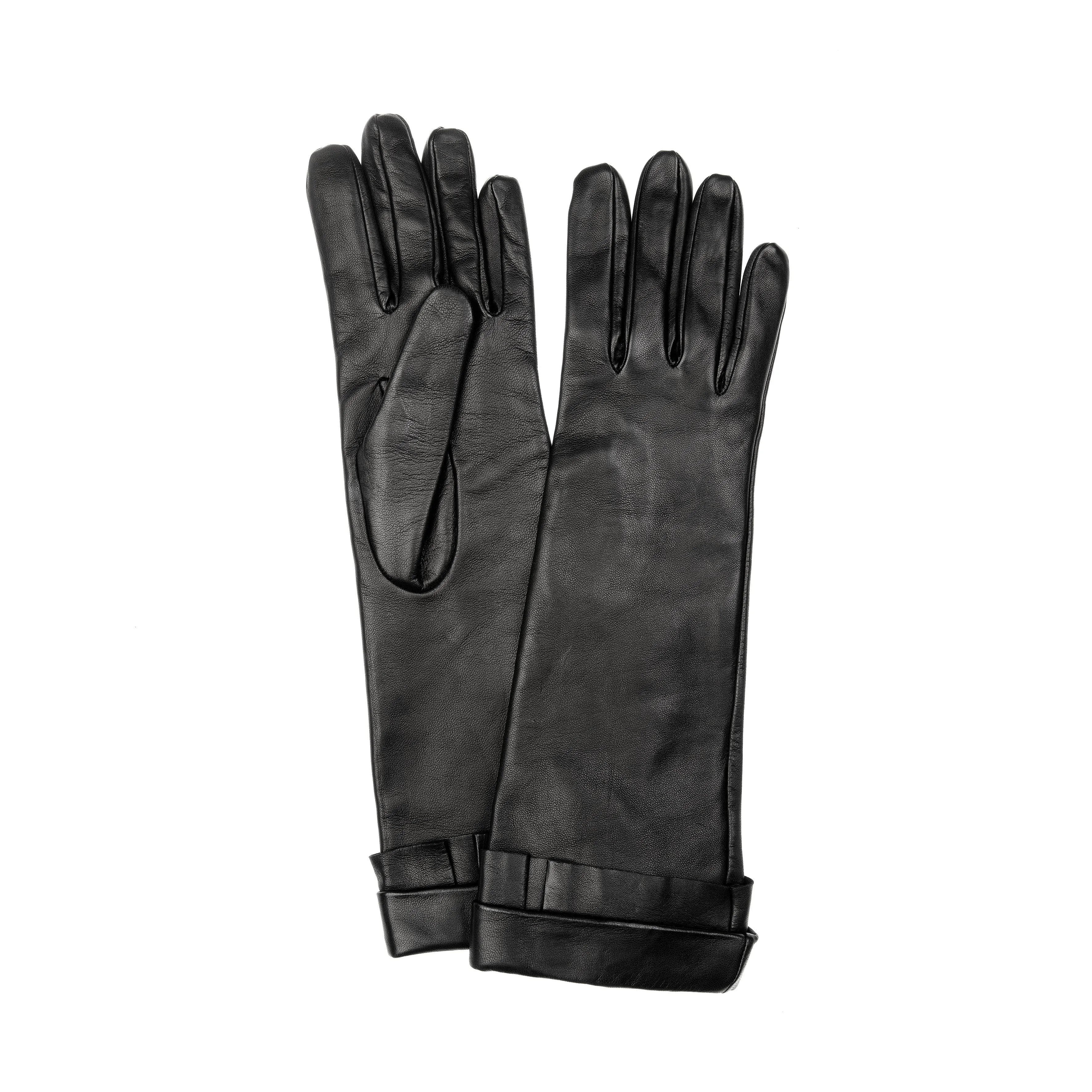 Naomie - Silk Lined Leather Gloves