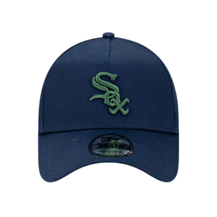 New Era Chicago White Sox 9FORTY A Frame Cap - Oceanside Blue/Rifle Green