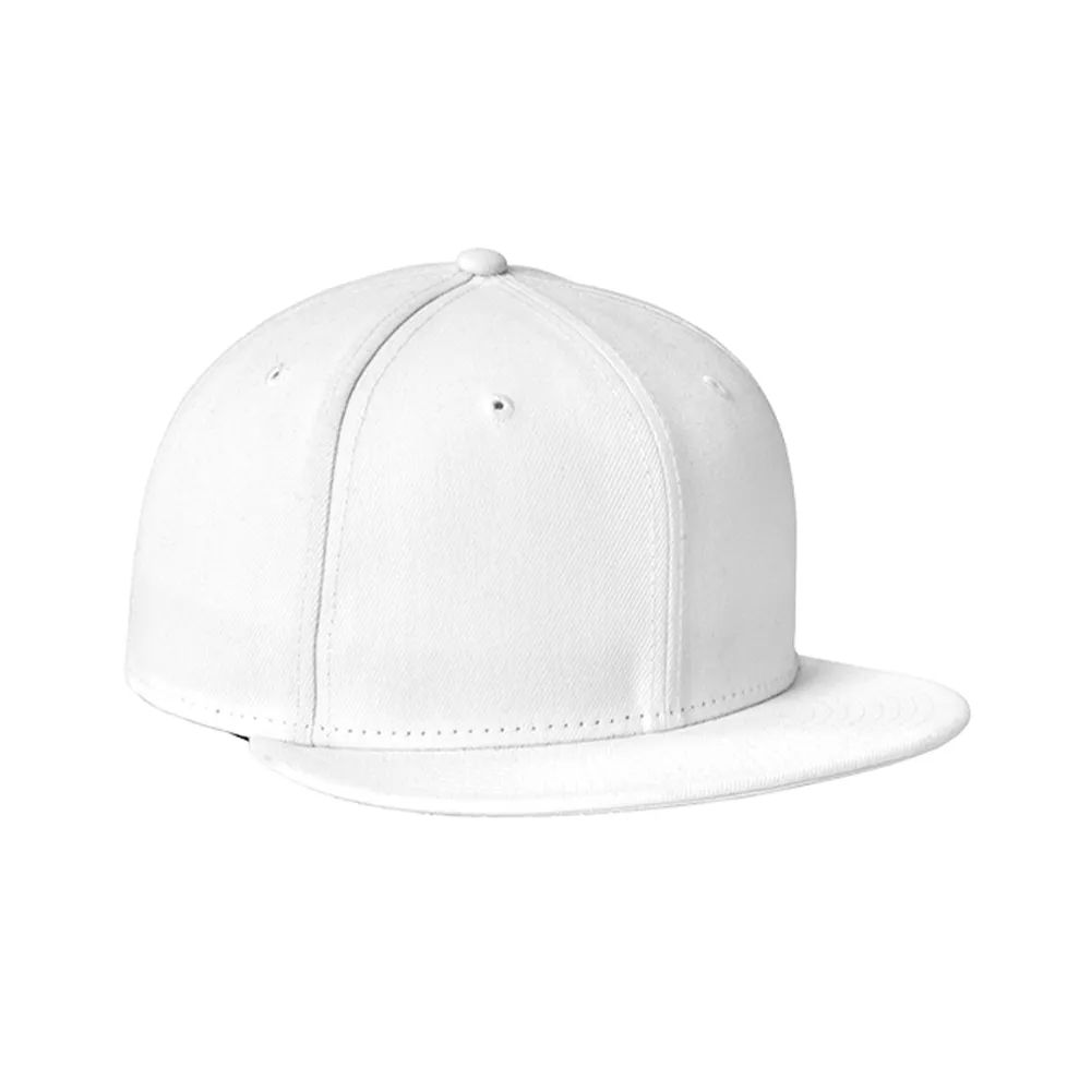 New Era ® Standard Fit Flat Bill Snapback Cap - White