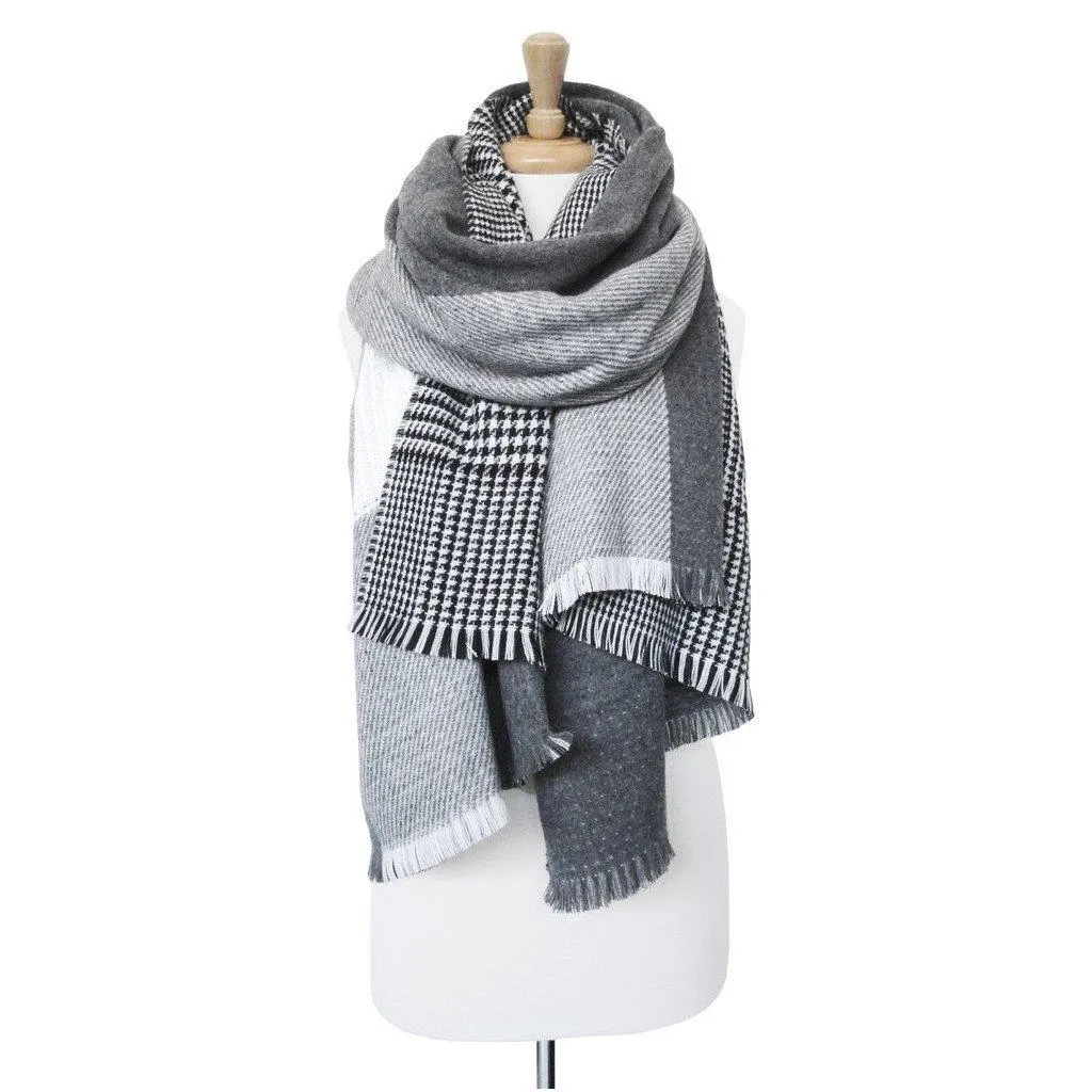 Nicoline Reversible Scarf (Greyhound)