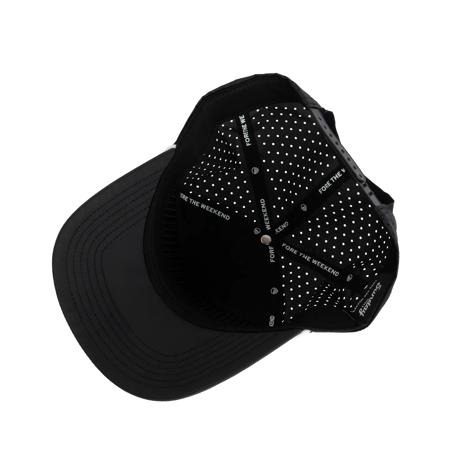 Porter Snapback Golf Hat | Black