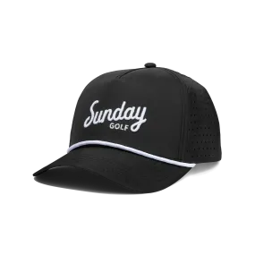 Porter Snapback Golf Hat | Black