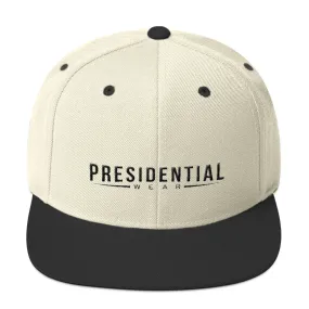 Presidential Wear In Black Snapback Hat